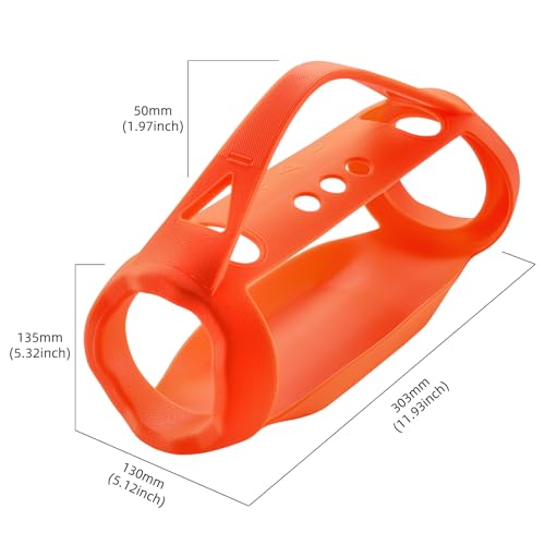 Silicone Cover for JBL Xtreme 4, Protective Case, Shockproof (Orange)