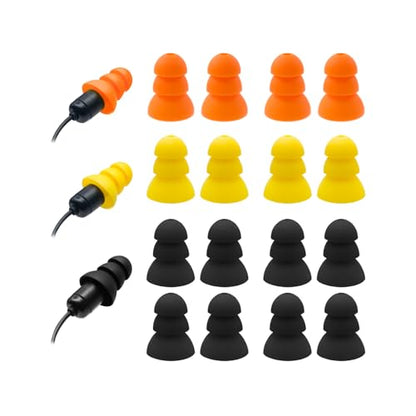 Klowcok Replacement Silicone Ear Tips for Plugfones Liberate 2.0/ Guardian