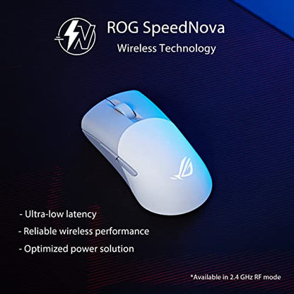 ASUS ROG Keris Wireless AimPoint Gaming Mouse, Tri-Mode connectivity, 36000 DPI Sensor & ROG Cetra True Wireless Gaming Headphones (Low-Latency Bluetooth Earbuds