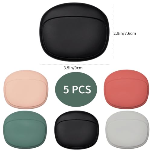 5Pcs Silicone Headphone Organizer,Earbud Case,3Pcs Data Cable Storage Case,Silicone Pouch for Earbud,Mini Key Box-Portable Wired Headphone Organizer
