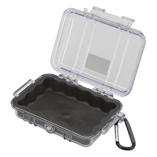 Pelican 1020 Micro Case (Black/Clear) - color: Black/Clear