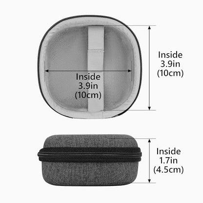 Geekria Hard Shell Carrying Case Compatible with Bose SoundLink Micro II Bluetooth Speaker, Portable Travel Bag with Cable Storage, Protective Cover with Keychain Hook (Dark Grey) - color: Dark Grey