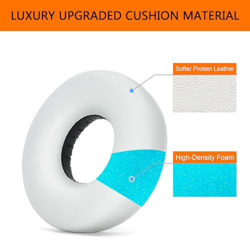 Defean Kit 2 IN1 Earpads for Sony WH-CH520 Wireless Headphones-Grey | Replacement Cushions Kit 2 IN1 Ear Pads + Headband,Replacement Headstrap Pad & Earpads Repair Part - color: Grey