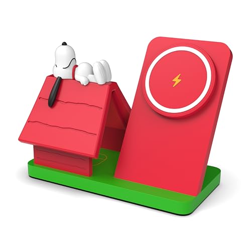 Peanuts Snoopy Wireless Charging Station- Red Dog House