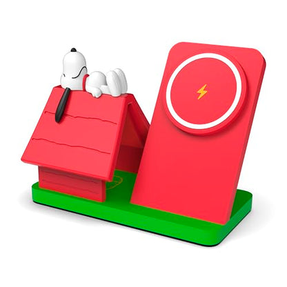 Peanuts Snoopy Wireless Charging Station- Red Dog House