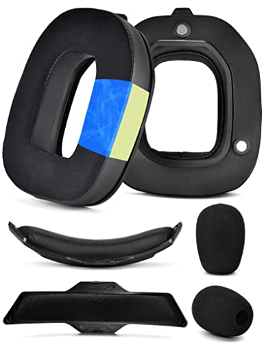 A50 Gen 3 Mod Kit - defean Replacement Earpads and Headband Compatible with Astro A50 Gen 3 Headset,Ear Cushions, Upgrade High-Density Noise Cancelling Foam, Added Thickness (Black Silky Cool Fabric) | Replacement Earpads and Headband for Astro A50 Gen3,U