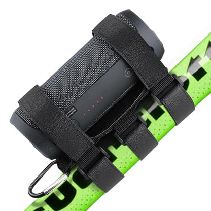 vhbw XL Portable Bike/Bicycle Speaker Mount for JBL Flip 5/6 Mount – Speaker Strap Holder for JBL Charge 4/5/6, Anker Soundcore 2/3, UE Boom 3 (XL Size)
