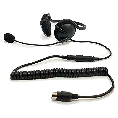 iMC Motorcom HS-H140P 7-Pin Harley Davidson Half-Helmet and Helmetless Headset Kit