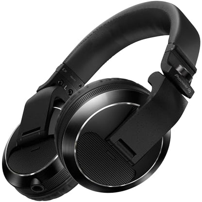 Pioneer DJ HDJ-X7 Professional Over-Ear DJ Headphones - Black Bundle with Case, Stand, and Austin Bazaar Polishing Cloth - color: HDJ-X7, style: Black