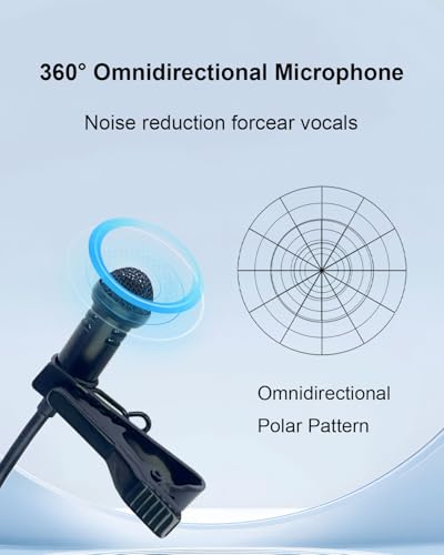 2-Pack Lavalier Microphone for DJI MIC 1/2 & Rode Wireless GO II | 3.5mm TRS Omnidirectional Lapel Mics with 1.5m Cable, Clear Sound Pickup, Ideal for Vlogging, Live Streaming, Interviews - size: 3.5mm TRS Plug Only for DJI Straight plug