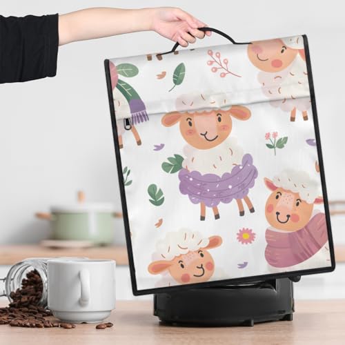 Cute Animal Sheep Kitchen Aid Mixer Cover - Stand Mixer Cover with Zipper Pocket, Organizer Bag - color: Sheep