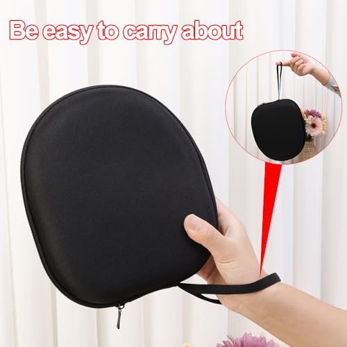 1pcs Headphone Carrying Case Design Cord Storage Bags Universal Handheld Earphone Container Outdoor Household Using Black,No Net - size: No Net