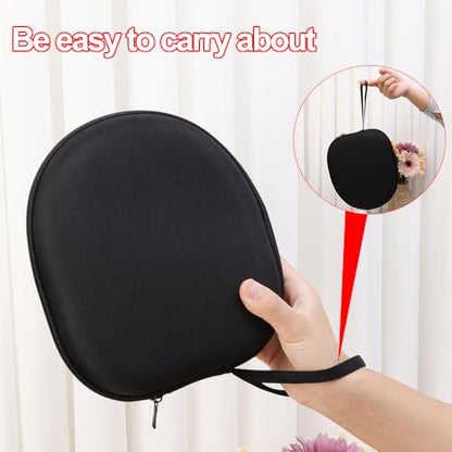 1pcs Headphone Carrying Case Design Cord Storage Bags Universal Handheld Earphone Container Outdoor Household Using Black,No Net - size: No Net