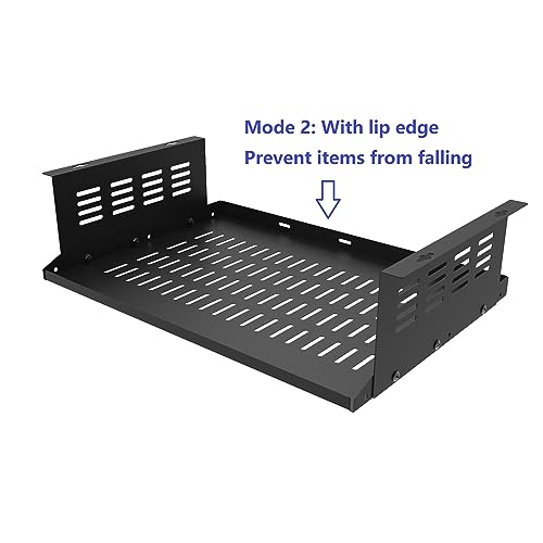 17" Under Desk Computer Mount for Small Form Factor Computers - size: 4inch High