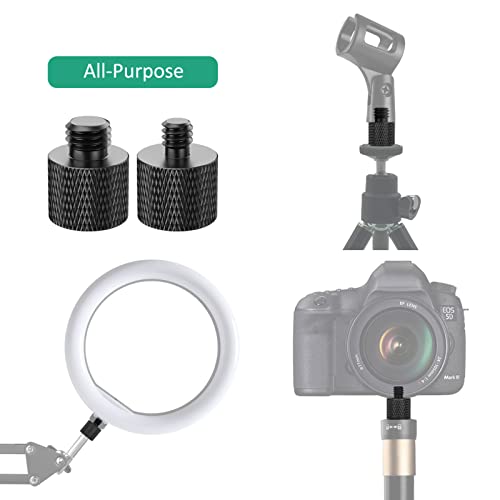 3/8 to 1/4 Camera Screw Adapter Thread 4 Pcs 1/4 Female to 3/8 Male and 3/8 Female to 1/4 Male Camera Tripod Adapter for Camera Monitor Tripod Mic Mount Microphone Stand
