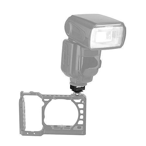2Pack Flash Cold Shoe Hot Shoe Mount Adapter to 1/4 Tripod Camera Screw