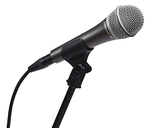 Samson Q8X Dynamic Supercardioid Handheld Microphone | Supercardioid dynamic microphone with neodymium element and shockmount for vocals, drums and guitar cabinets