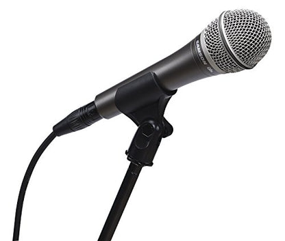 Samson Q8X Dynamic Supercardioid Handheld Microphone | Supercardioid dynamic microphone with neodymium element and shockmount for vocals, drums and guitar cabinets
