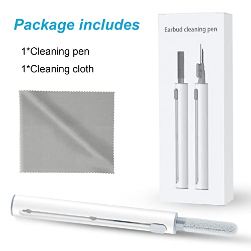 Airpod Cleaner Kit for Airpods Pro 1 2 3 | Portable ear wax cleaner with soft brush fits AirPods, earbuds and phone charging ports