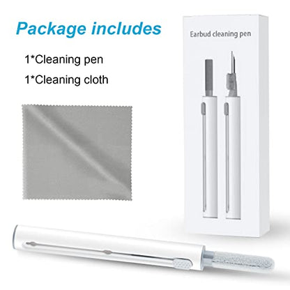 Airpod Cleaner Kit for Airpods Pro 1 2 3 | Portable ear wax cleaner with soft brush fits AirPods, earbuds and phone charging ports