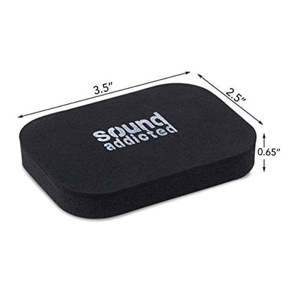 Isolation Pads for Soundbar - Anti Vibrations Foam Pads Feet (4Pack) 3.5'' x 2.5'' x 0.65'' Suitable for Most Soundbars - BarPads (Rectangle) - size: Rectangle