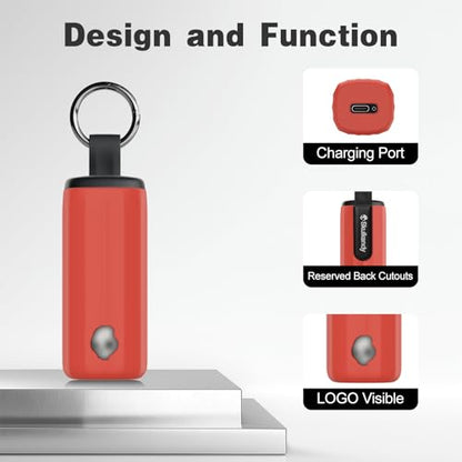 for Skullcandy Method 360 ANC Case Cover, Soft Silicone Protective Earbuds Case, Only Compatible with Skullcandy Method 360 ANC with Cleaner Kit Accessories Set(Red) - color: Red