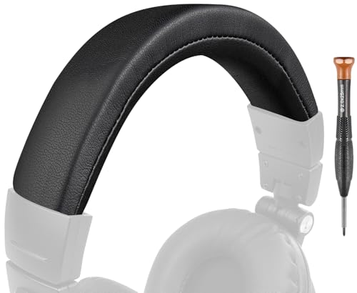 SOULWIT Headband for ATH M50X - Black | for Audio Technica M50, M50X, M50XWH, M50XBT, M50XBT2, M50S/LE Headphones - color: Black