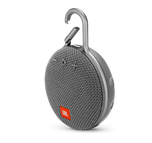 JBL CLIP 3 - Waterproof Portable Bluetooth Speaker - Gray (Renewed) - color: Gray