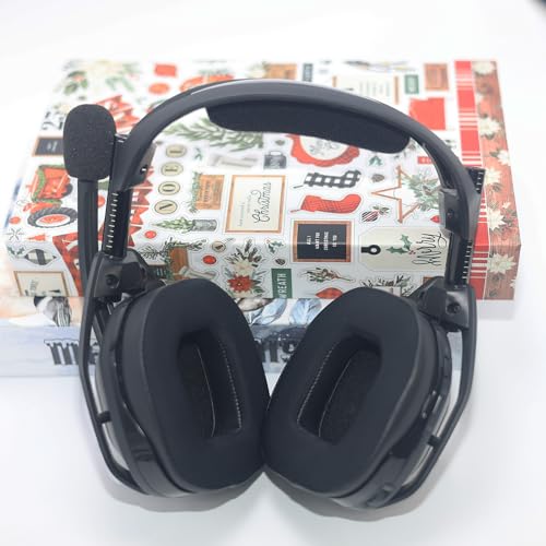 A50 Mod Kit – Replacement Gel Ear Cushions & Headband Kit for Astro A50 Gen 4 / Gen 5, Cooling Gel Padding, Thickened Noise-Isolating Foam, Comfort Upgrade(Black) - color: Gel black