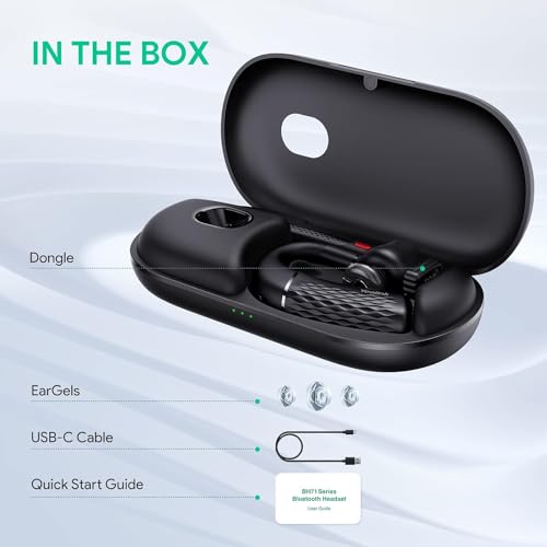 Yealink BH71 Pro 무선 블루투스 헤드셋 동글 포함