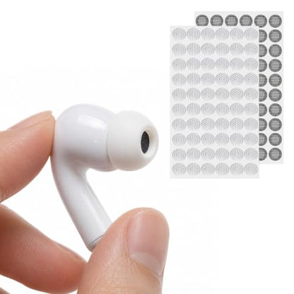 120 PCS Earbud Dust Filter Mesh Replacement with Tweezers, Earphones Dusts Proof Microphone Mesh Replacement in Ear Headphone Dusts Filter Anti-Dust and Sweat-Resistant for Wireless Earbuds（4.0mm）