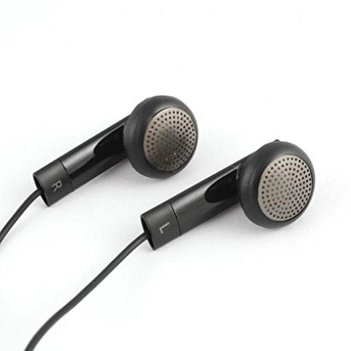 LG K20 V Compatible Headset 3.5mm Hands-free Earphones Mic Dual Earbuds Headphones Earpieces Stereo Wired [Black]
