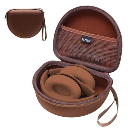 Case for Beats Studio Pro/Solo 4/Studio3/Solo3 Wireless Headphone Brown | Hard Carrying Travel Case for Beats Studio Pro/Solo 4/Studio3/Solo3 Wireless Headphone - color: Brown