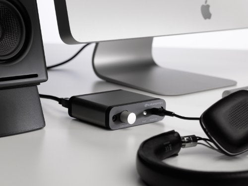 Audioengine D1 Desktop USB DAC and Headphone Amplifier, 32-Bit | Amp for PC, Mac, Gaming and Music - size: Desktop