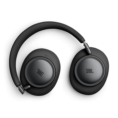 JBL Live 780NC - Noise Cancelling Headphones - Black | JBL Signature Sound with Hi-Res Audio wired and wireless, True Adaptive Noise Cancelling 20, real time calibration - color: Black
