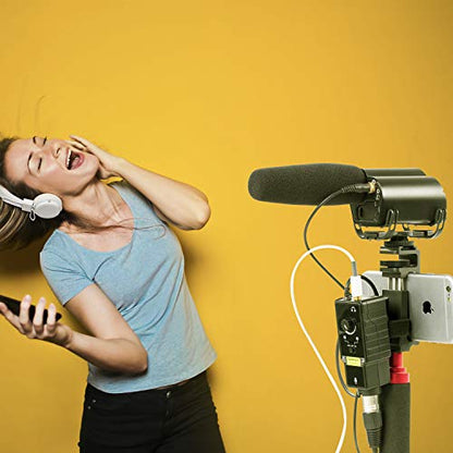 Microphone Preamp Compatible with IOS Devices Livestream, Saramonic XLR Lghtning Mic & Guitar Interface Compatible with iPhone 11 X 8 7 7s iPad iPod Touch Guitar Acoustic Devices Youtube Video - size: Lightning Input
