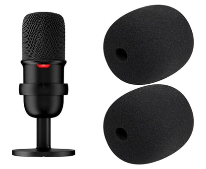 SOULWIT 2Pcs Pop Filter for HyperX SoloCast - Black
