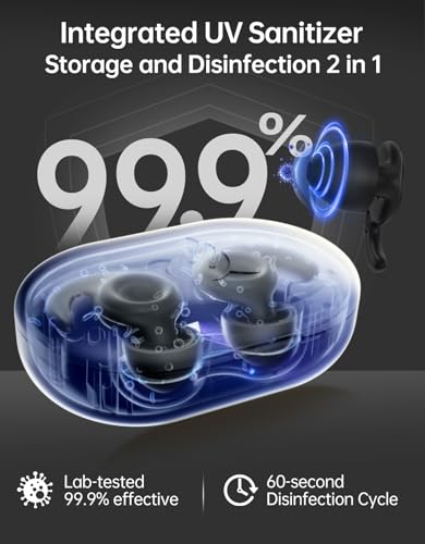 Welove Ultra-Comfy Ear Plugs with First-Ever UV Sanitizer—Reusable Earplugs for Sleep, Focus, Travel, and Noise Sensitivity |Hearing Protection |Customizable Fit | 18dB NRR Noise Reduction - color: Earthy