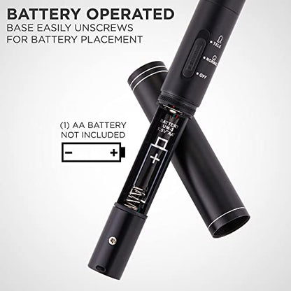 Professional Video & Broadcast Microphone | 10.8" Unidirectional Condenser Shotgun Mic for Indoor & Outdoor Film, Interview & Studio Recording for Camcorders and DSLR Camera - Black