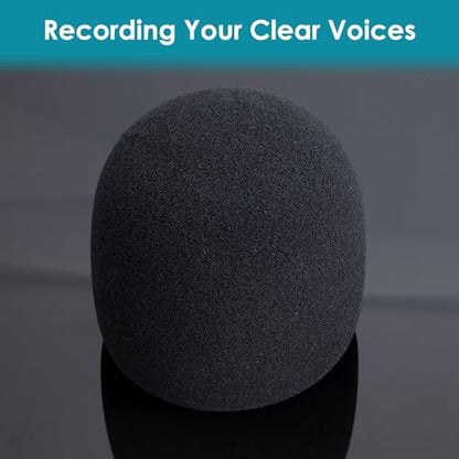 YOUSHARES 2PCS Blue Yeti Pop Filter for Blue Yeti Microphone, Yeti Foam Windscreen with Dead Cat Blue Yeti Mic Cover for Yeti Mic and Blue Yeti Pro USB Microphone