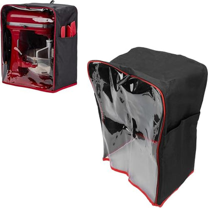 Clear View Stand Mixer Cover with Removable Base Pad Household Blenders Accessories Storage Bag Oxford Fabric Storage Bag - size: L