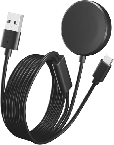 Charger Compatible with Samsung Galaxy Watch 7/Ultra/FE/6/6 Classic/5 Pro/4 Classic/3/Active 2/Active 2 in 1 USB to USB C Charger Cable for Galaxy Watch Phone Tablet Earphone etc.