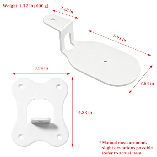 Wall Mount for Bose Lifestyle Ultra Speaker, Sturdy Bracket | Precision fit for Bose Lifestyle Ultra – sturdy metal – easy install – screws included – mount only, speaker not included - color: White