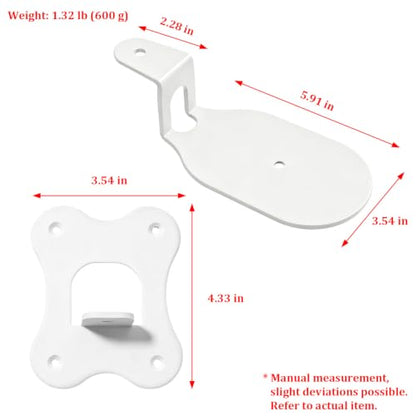 Wall Mount for Bose Lifestyle Ultra Speaker, Sturdy Bracket | Precision fit for Bose Lifestyle Ultra – sturdy metal – easy install – screws included – mount only, speaker not included - color: White