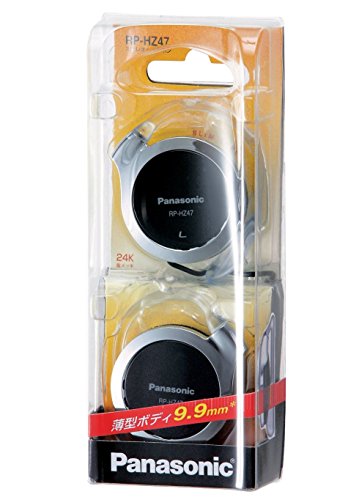Panasonic clip headphone black RP-HZ47-K - color: Black