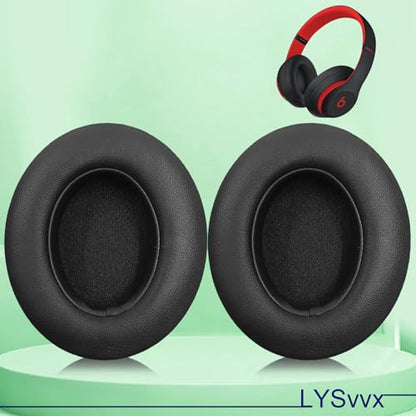 Studio 3 Ear Pads - Replacement Earpads for Beats Studio3 and Studio 2 Headphones (Black) - color: Black