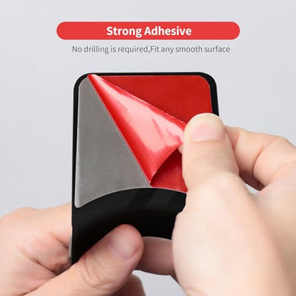 Game Headphone Stand Wall Mount Headset Hook Adhesive Headphone Hanger for Ear Headphone, Game Accessories (Wall Mount Black) - color: Wall mount Black