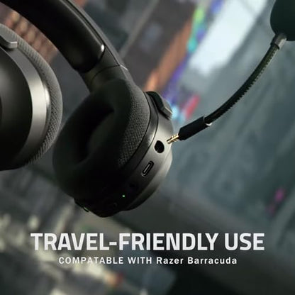 Mic Replacement for Razer Barracuda X Headset, 3.5mm Detachable Gaming Microphone Boom with Foam