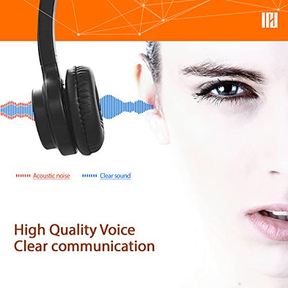 IPD IPH-250 Phone Headset with Noise Cancelling Microhone for Office and Call Center- Comapatible with Polycom VVX, Aastra,Avaya Digital, Nortel,Samsung,Mitel landline Phones. | Office and Call Center, Compatible with Polycom VVX, Aastra, Avaya Digital, N