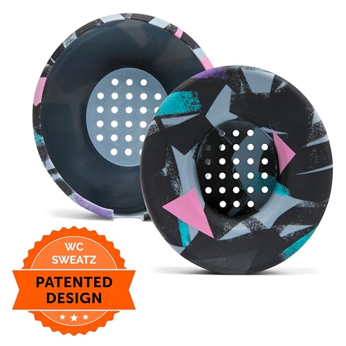 WC SweatZ Beats Solo - Sweat Earpad Covers for Beats Solo 4, Beats Solo 3 & Beats Solo 2, Made by Wicked Cushions | Sweatproof, Washable & Preserves Comfort | 90's Black - color: 90's Black